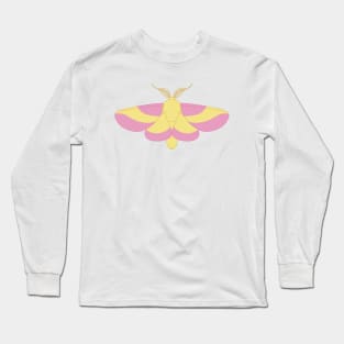 rosy maple moth Long Sleeve T-Shirt